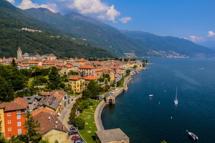 Herbstsonne am Lago Maggiore